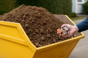 Soil and rubble skips: what you can put in