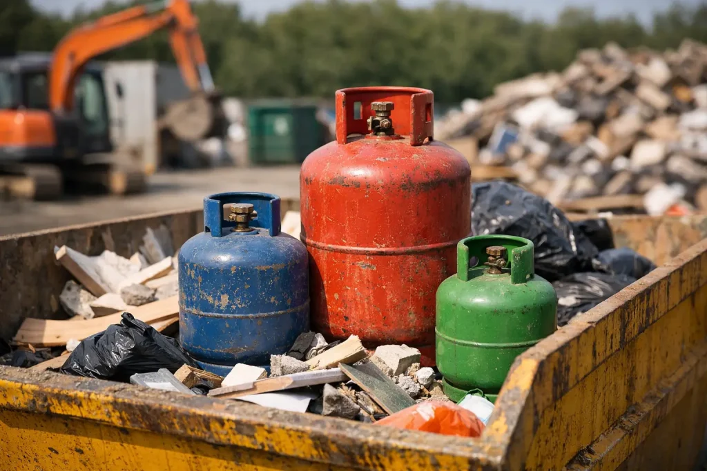 Can Gas Bottles Go in Skips? Safe Disposal